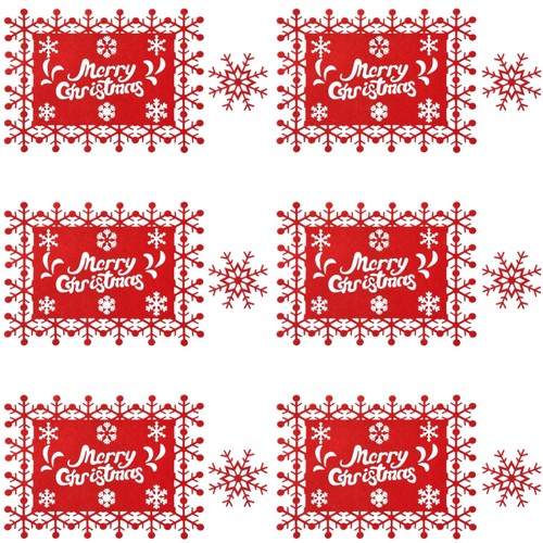 Weihnachtstischset filz - weihnachtstischset,