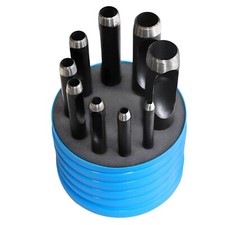 S&R Rund-Locheisen-Set  9-tlg