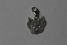 Silberanhänger - Charm - Hund - Yorkshire Terrier  - Sterlingsilber 925er