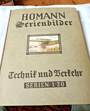 Sammelalbum HOMANN Serienbilder. Technik und Verkehr Serie 1-20 o.J.
