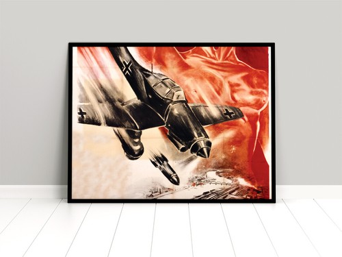 Poster flugzeug bomber junkers - poster,