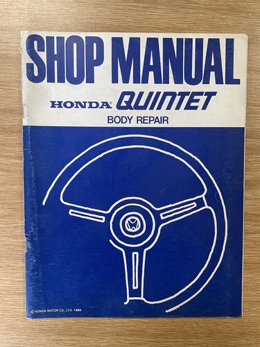 Honda quintet 1982 shop manual - quintet,