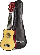 Martin Smith Soprano Ukulele with Ukulele Bag & Chord Book - Natural