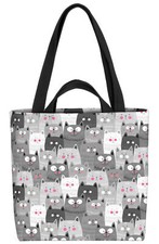 Graue Katzenbande Tasche Katze