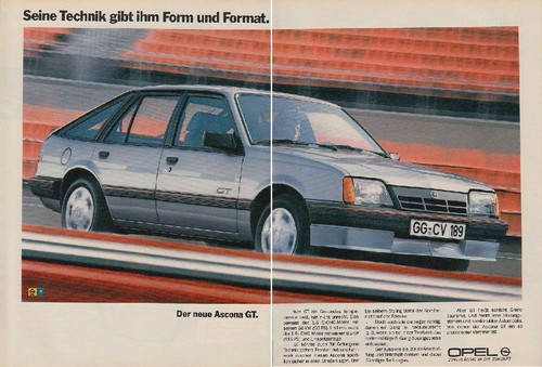 Opel ascona reklame - c,