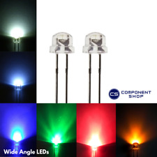5 mm ultrahelle Weitwinkel LEDs 120° - blau/grün/rot/gelb/weiß/warmweiß
