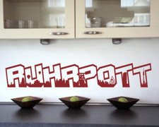 Wandtattoo ruhrpott schriftzug - wandtattoo,