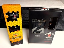 Jim Beam Black + Honey + Glas