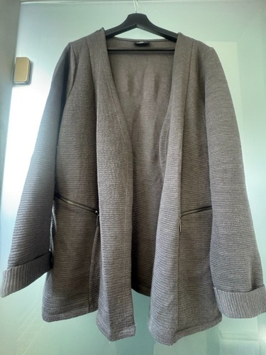 Sweatjacke damen grau 50 - sweatjacke, 48/50