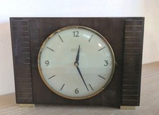 Junghans Electro-Gong  Holz Kaminuhr Schrankuhr. 60er Jahre Vintage. Batterie.