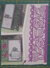 Gemini Stanze Rose Garden Rosengarten Stanzformen Schablone Scrapbooking Basteln