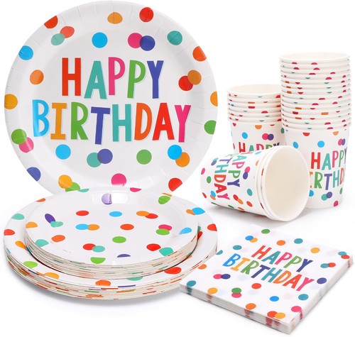 Partygeschirr set 100 - partygeschirr,