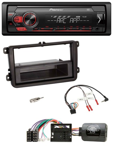 Pioneer dab 1din - pioneer, mp3