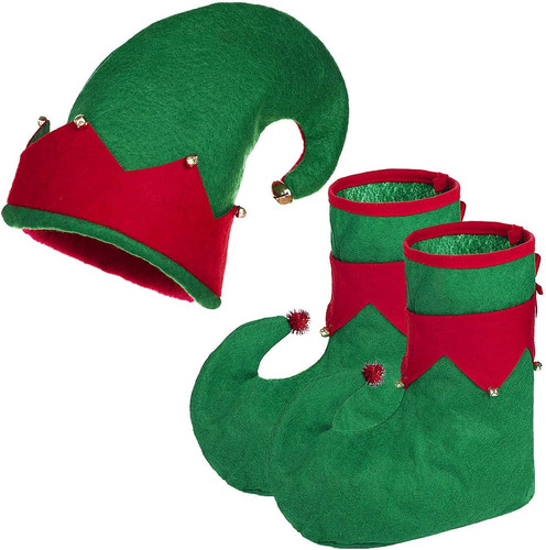 Elfenschuhe und elfenmütze - elfenschuhe,