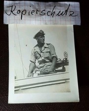 Original  Seltenes Foto Deutscher Soldat Deutsches Afrika Korps 
