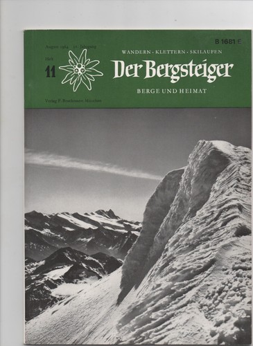 Zeitschrift der bergsteiger - , "