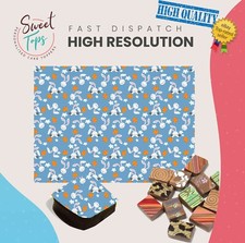 Schokoladen Transferbogen (Osterhasen, Eier) essbar für Deko DIN A4