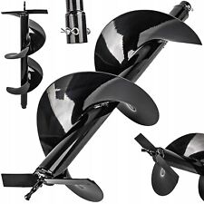 Ø 100mm 800mm Erdlochbohrer Erdbohrer Erdaufbereiter Bohrer Pfahlbohrer 