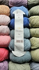 1700g Rowan Cotton Cashmere Shade/Lot diverse  Baumwolle Cashmere