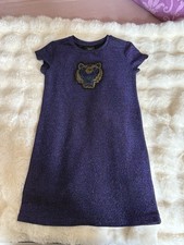 Glitzerkleid Mädchen lila