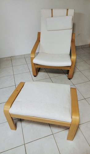 Sessel und hocker poäng von - sessel,