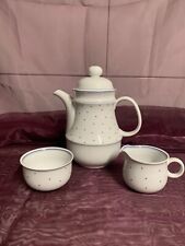 Arzberg Daily Lagune, Kaffeekanne, Milchkännchen, Zuckertopf