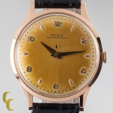 14k Rose Gold DOXA Handaufzug