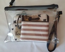 4 teiliges Geldbörsenset: Brieftasche, Kofferschild und Schlüsselbeutel, NEU