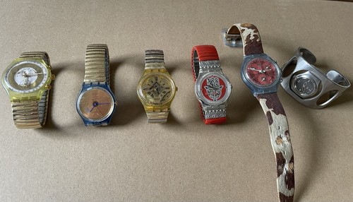 Konvolut alter swatch uhren - ,