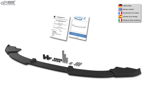 Rdx frontspoiler vario für - frontspoiler, vario-x