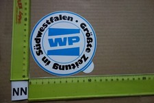Alter Aufkleber Zeitung Zeitschrift Magazin Nachrichten WP WESTFALENPOST (NA)