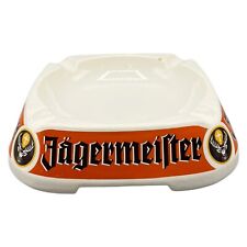 Goebel Jägermeister Aschenbecher Stammtischascher 20x20cm Weiß Orange Rauchen