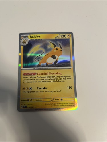 Raichu holo auf - raichu, 19/91