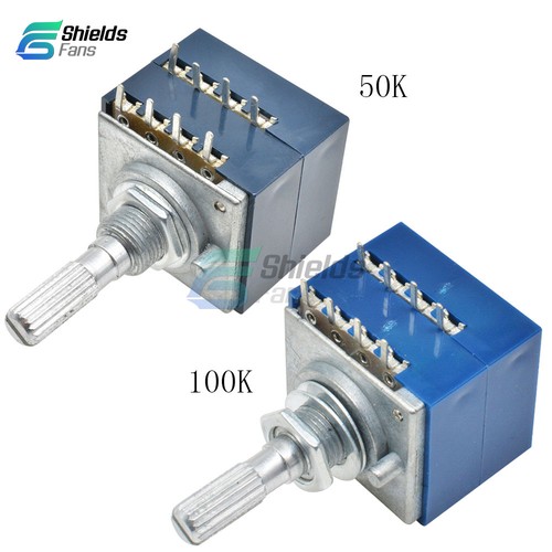 50k 100k potentiometer log - 50k,