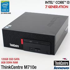 IBM LENOVO THINKCENTRE M710e i3 7100 COMPUTER PC WINDOWS 10 240GB SSD 8GB RS-232