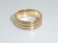 585 Gold Ring 14K Gelbgold 4,11 g Trauring Ehering Gravur RG 56 - 17,7 mm 9664