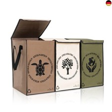 Shiva Green Mulltrennsystem 3fach - Recycling System - Altglas Sammelbehälter - 