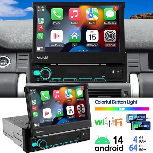 64gb single din autoradio - 7",