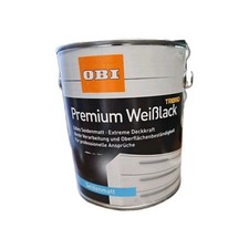 Farbe Lack Innen/Außen Holzfarbe, 2 l hochdeckend weiß BEULE Seidenmatt