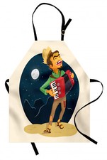 Musik Kochschürze Fröhlich Akkordeon-Spieler