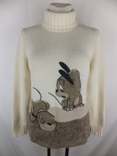 ICEBERG HISTORY Rollkragen Pullover m. Wolle u. Angroa 40 Comicfigur RARITÄT TOP