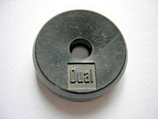 Original DUAL Single Puck mit Kante schwarz für Plattenspieler