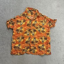 HAWAII Hemd Hawaiishirt Floral XL Magnum Rockabilly Hawaiianer 11111 Orange