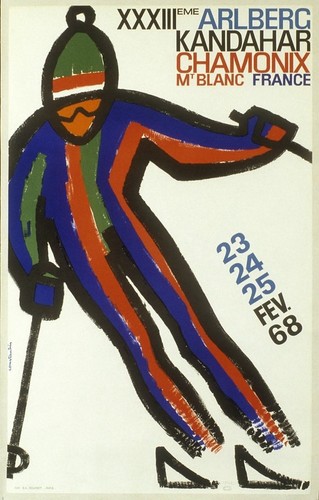 Poster alpen jura ski - alpen,