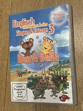 DVD Ben&Bella, Englisch lernen für Kleinkinder ab 3 Jahren mit Liedern