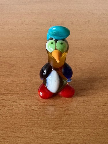 Glasfigur/farbige