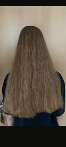 Echthaar zopf blond 34cm 127g - zopf,