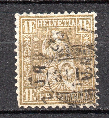 Schweiz sitzende helvetia - 44,
