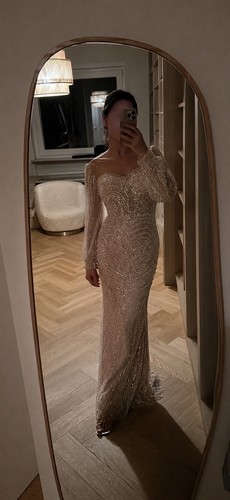Damen abendkleid lang rosa - damen, xs