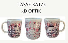 Tasse Becher Katze 3D 330 ml
